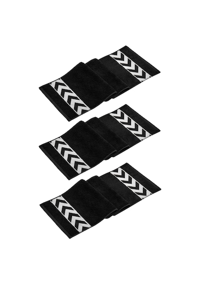 Sergeant 30x100 Cm %100 Pamuk 450 Gsm Siyah 3'lü Spor Havlusu F