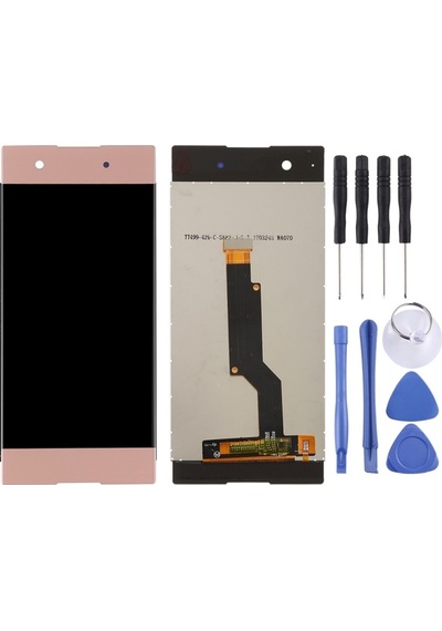 Cbtx Sayısallaştırıcı Tam Montajlı Sony Xperia Xa1 İçin Lcd Ekran Gül Altın