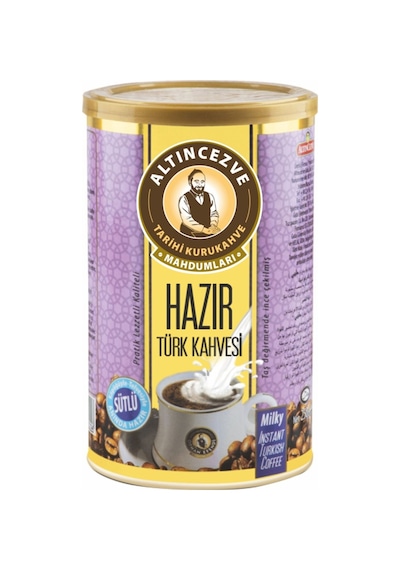 Altıncezve Hazır Türk Kahvesi Sütlü Teneke 250 G