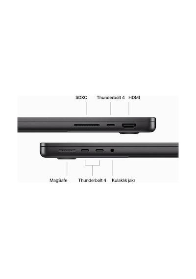 Apple MacBook Pro MRX43TU/A M3 Pro 18 GB 1 TB SSD 14" macOS Dizüstü Bilgisayar