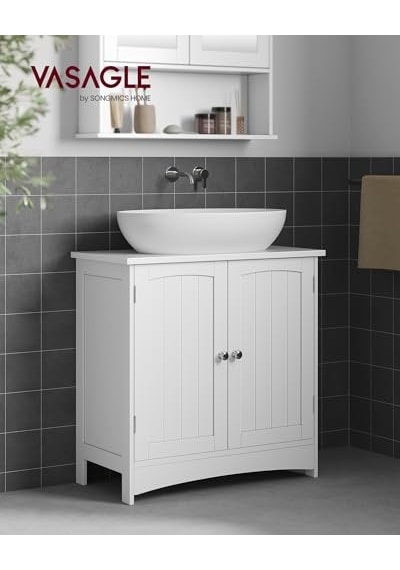 Vasagle 2 Kapılı Lavabo Dolabı, Banyo Dolabı, Ayarlanabilir Raflar, Bol Depolama Alanı, 60 X 30 X 60 Cm, Beyaz Bbc01wt Açık Meşe Vasagle 2 Kapılı Lavabo Dolabı, Banyo Dolabı, Ayarlanabilir Raflar, Bol Depolama Alanı, 60 X 30 X 60 Cm, Beyaz Bbc01wt Açık Meşe