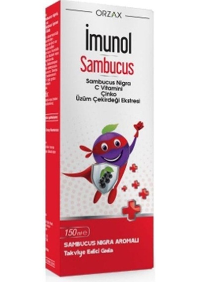 Orzax Imunol Sambucus Şurup 150 Ml