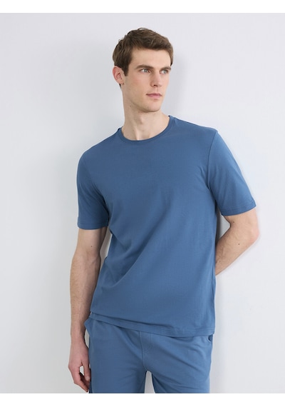 Lcwaıkıkı Classic İndigo Regular Fit İnce Kumaş Tişört /03