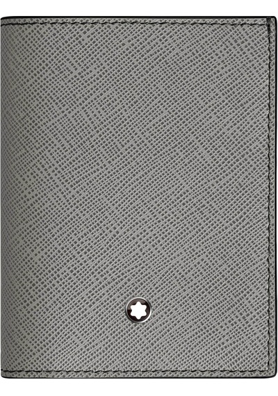 Mont Blanc Montblanc Sartorial Mini 4 Cc Cüzdan 199374 Gri