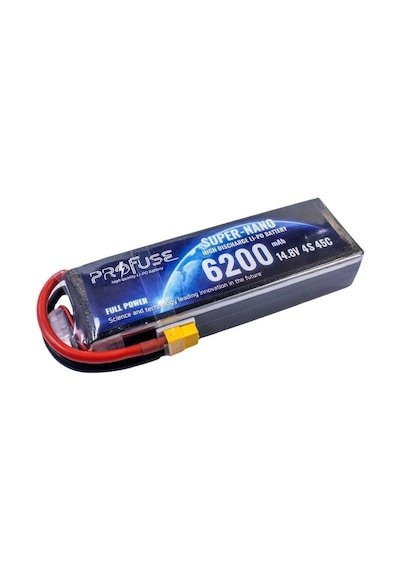 14.8v 4s Lipo Pil-batarya 6200mah 45c