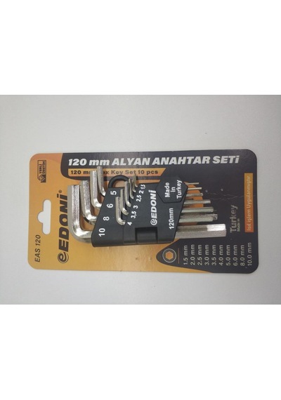 Edoni Alyan Anahtar Seti 120mm Eas120