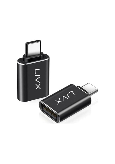 Usb 3.1 To Type-c 10gbps 3a Hızlı Şarj Ve Data Aktarımı Çevirici Dönüştürücü Otg Adaptör Siyah Otgcz Ikili