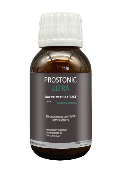 Prostonic Ultra: 1 Adet Erkeklere Sawpalmettolu Kabak Çekirdeği Ekstratlı 50 Ml Şurup