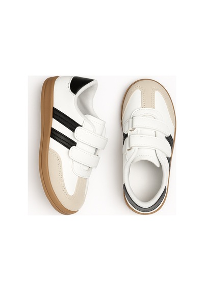 N Moda Cool Kids Retro Tarz Cırtlı Çocuk Spor Ayakkabı Konforlu Ve Şık Günlük Sneaker Beyaz N Moda Cool Kids Retro Tarz Cırtlı Çocuk Spor Ayakkabı Konforlu Ve Şık Günlük Sneaker Beyaz
