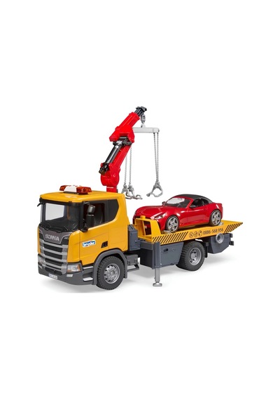 Scania 560r Çekici Ve Roadster Araba Br03552 Sarı