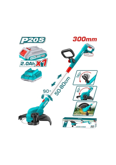 Total TGTLI203285 Akülü Tırpan Kenar Kesme Makinesi