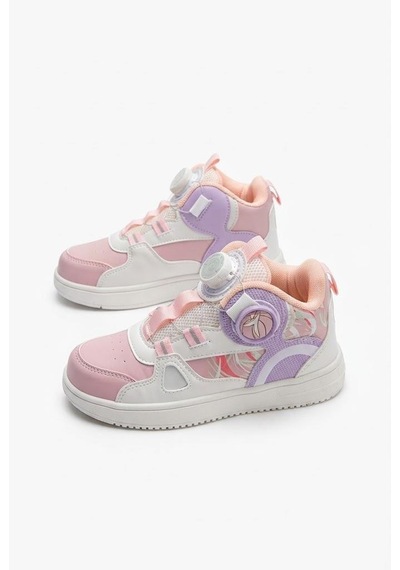 Fort Teery Cool Anatomik Hafif Akıllı Bağcıklı Sneaker Kız Çocuk Ayakkabı Pudra