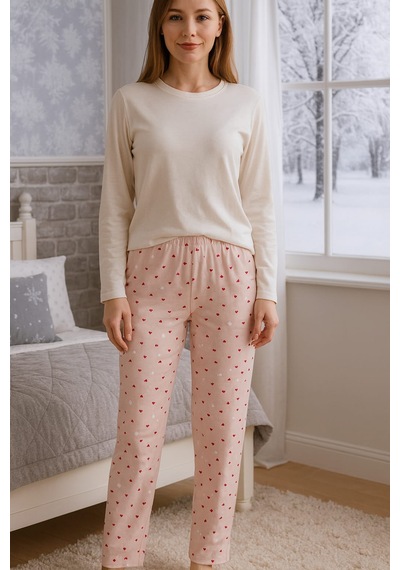 Sude Kadın Pijama Altı Açık Pembe