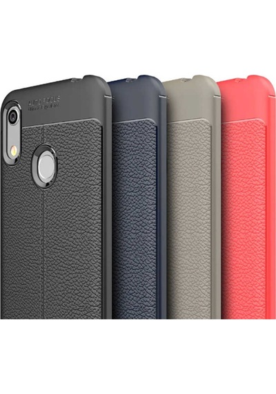 Huawei Honor 8A Kılıf Deri Tarzı Niss Silikon Case