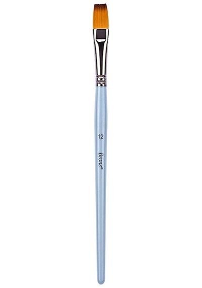 Brons 200f Sentetik Düz Fırça N:12
