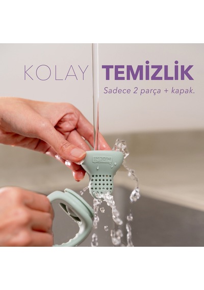 Mochi Pop Up Gıda Emziği Mint Mint
