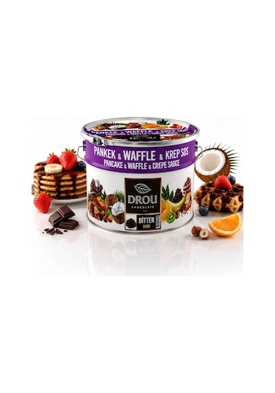 Callei Drou Extra Bitter Waffle Krep Pankek Sos 10 Kg