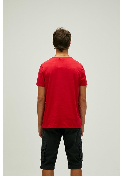 Bad Bear Bad Erkek Tişört-3836 Crimson Red Kırmızı