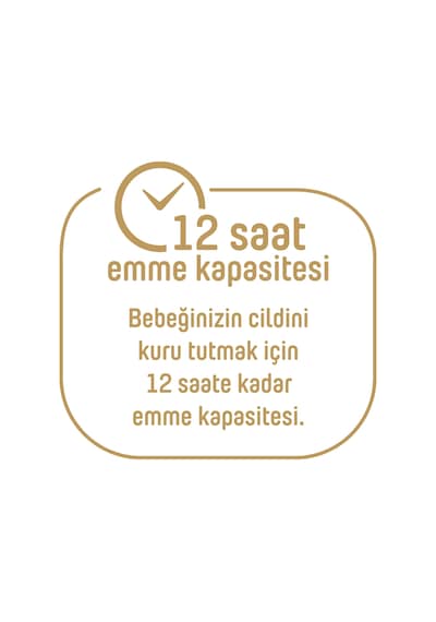 Pure Baby Organik Pamuklu Cırtlı Bez 4'lü Paket 4 Numara 208 Adet 4'lü