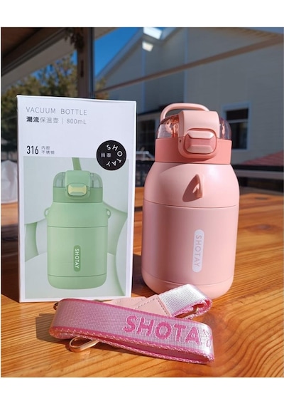 Shotay Dome Çelik Termos Matara 800ml Lila Lila