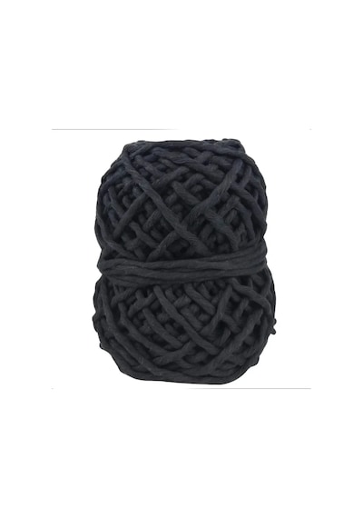Makrome İpi 3 Mm 250 Gr Siyah Duvar Süsü, Çanta, Sepet Ve Dekoratif Hobi İpi