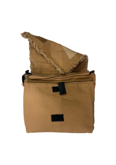 Old Cotton Cargo Vintage Salaş Orta Boy Unisex Günlük Çapraz Postacı Tablet Çantası M 32 Cm X 27 Cm CAMEL