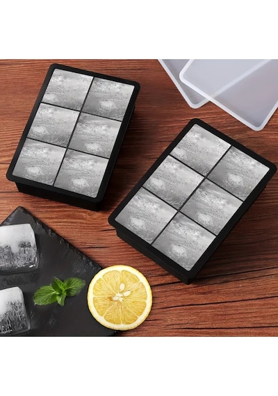 Buz Kalıbı 5x5cm Kapaksız Kahverengi