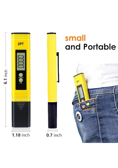Otomatik Kalibrasyonlu Dijital Ph Metre 0-14 Ph Aralığı