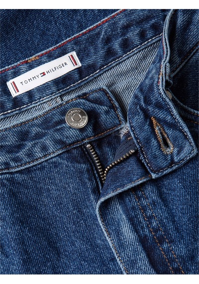 Tommy Hilfiger Dnm Emı Straıght Short Rw Kadın Mavi Şort - Ww0ww48598