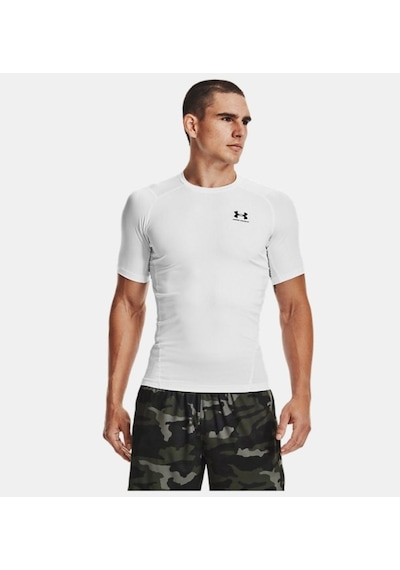 Under Armour Erkek HeatgearArmour Kısa Kollu 1361518-100 Beyaz