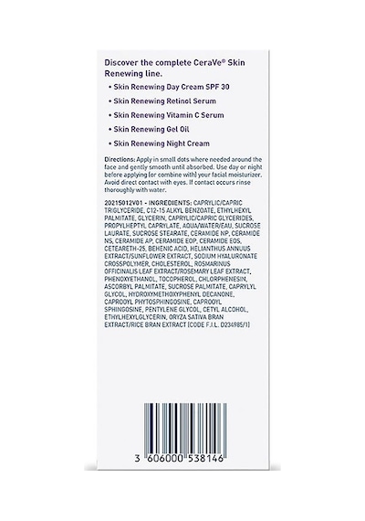 Cerave Skin Renewing Ceramide Boost Nemlendirici Yağ 29 ML