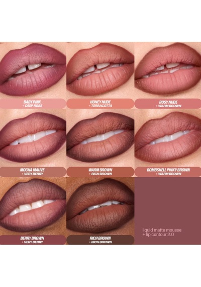 Huda Beauty Liquid Matte Mousse - Kadifemsi Bitişli Likit Ruj - Baby Pink Diğer Huda Beauty Liquid Matte Mousse - Kadifemsi Bitişli Likit Ruj - Baby Pink Diğer