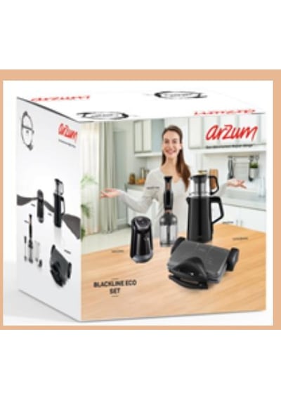 Arzum AR9027 Pro Blacklıne Eco Set