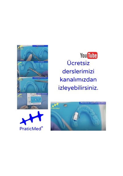 Diş Hekimliği Kampanya Tipi Dikiş, Flep Kapama Eğitim Seti - Mor