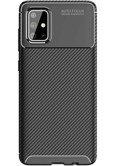 Samsung Uyumlu Galaxy A51 Kılıf Zore Negro Silikon Kapak-Kahverengi