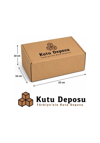 16x25x10 Cm E-ticaret Ve Kargo Kutusu 50 Adet