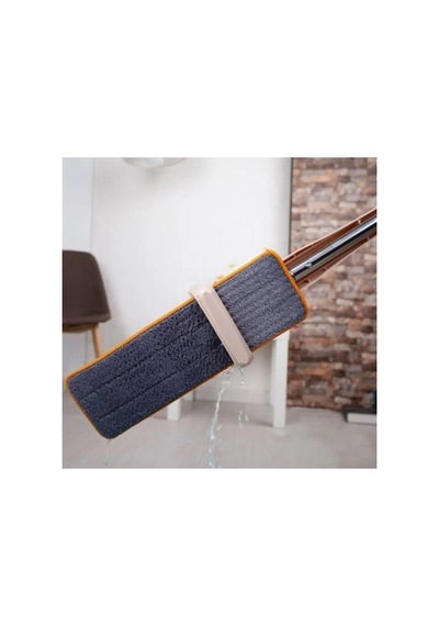 Yeniden Kullanılabilir Kovalı Kendinden Sıkmalı Mikrofiber Islak Ve Kuru Zemin Temizleme Mop Seti