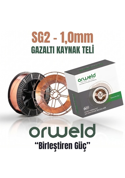 Orweld Orw Sg2 1mm Gazaltı Kaynak Teli 1 Makara 15kg