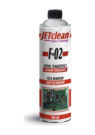 Jetclean F-02 500 Ml Flux Anakart Temizleme Sıvısı