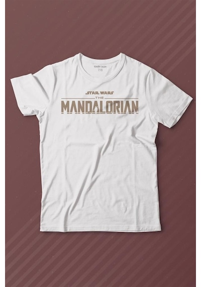 The Mandalorian Bebek Yoda Cep Tasarımı Star Wars Baskılı Tişört Çocuk T-shirt 001