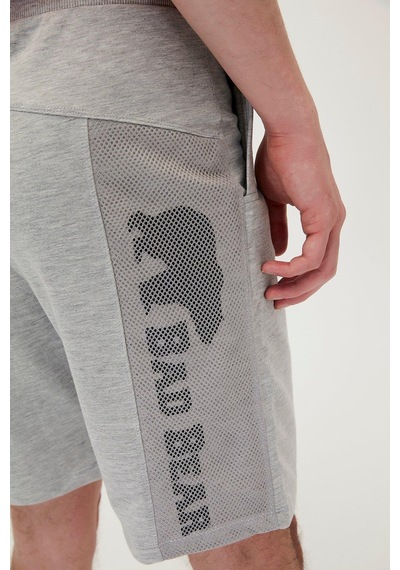 Bad Bear Display Erkek Şort-5722 Graymelange