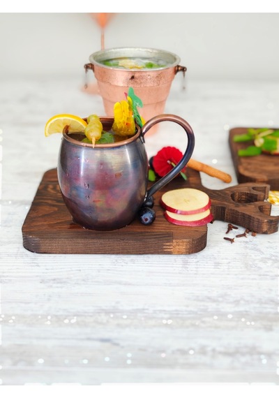 Moda Bakır Moscow Mule Kupa Bardak 600 Ml Oksit