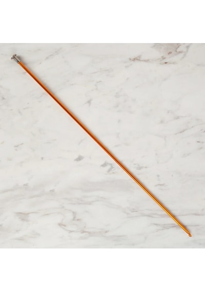 Abarta 4,0mm Renkli Metal Uzun Gagalı Örgü Şiş Tunus Tığ 35cm-sarı 1 Adet