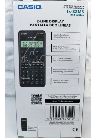 Fx-82ms W2- 2. Versiyon Bilimsel Fonksiyonlu Hesap Makinesi 240 Fonksiyonlu Diğer