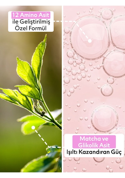 Matcha Gloss Glikolik Asit İçeren Işıltı Ve Parlaklık Veren Saç Bakım Kremi