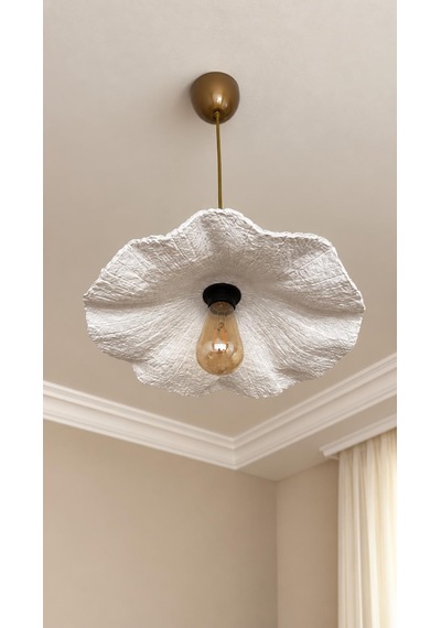 Lioraa Lighting Aria 45 Cm Sarkıt Avize Kırık Beyaz