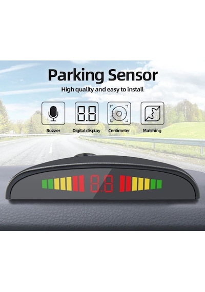 Mfk Park Sensörü Led Göstergeli Siyah N11.289