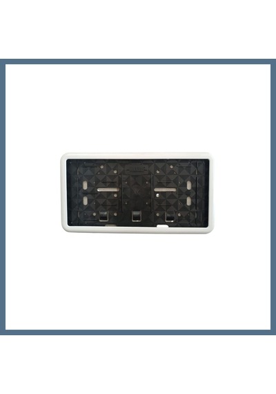 Buradabulabilirsin Çerçeveli Dikdörtgen Plakalık Plaka Altlığı Beyaz 32x17cm 1 Adet Bbz