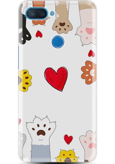 Xiaomi Mi 8 Lite Kilif Silikon Desenli Kedilerin Aski 1903 539133805