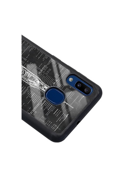 Samsung Uyumlu A30 Apollo Plan Tasarımlı Glossy Telefon Kılıfı Çok Renkli